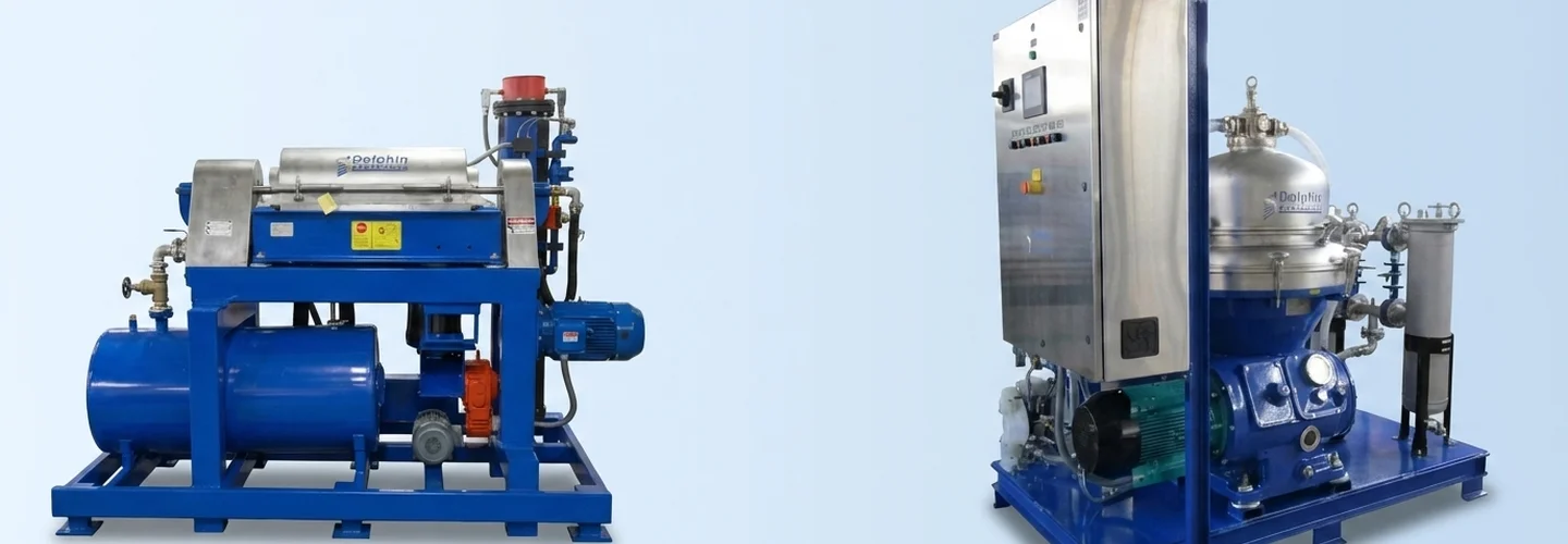 Alfa Laval MAPX-210 centrifugal separator used in industrial liquid-solid separation