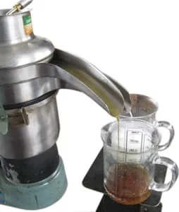 Industrial centrifuge lab scale pilot testing setup at Dolphin Centrifuge