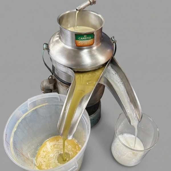 Industrial Centrifuge Pilot Testing Setup