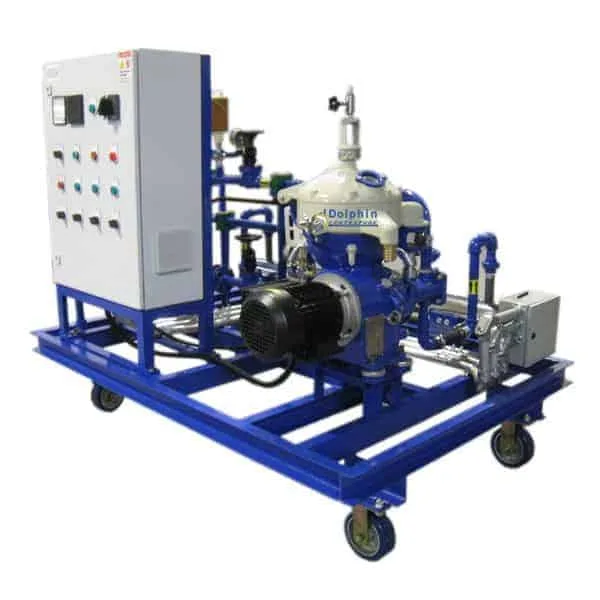 Steam Turbine Lube Oil Centrifuge Trolley for continuous oil purification