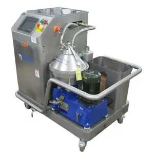 Alfa Laval Clara 20 food-grade stainless steel centrifuge