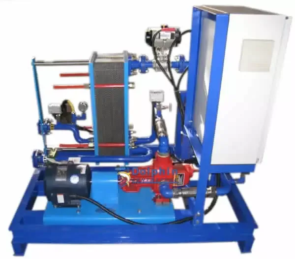 Disc centrifuge accessories heat recovery skid with plate and frame heat exchanger