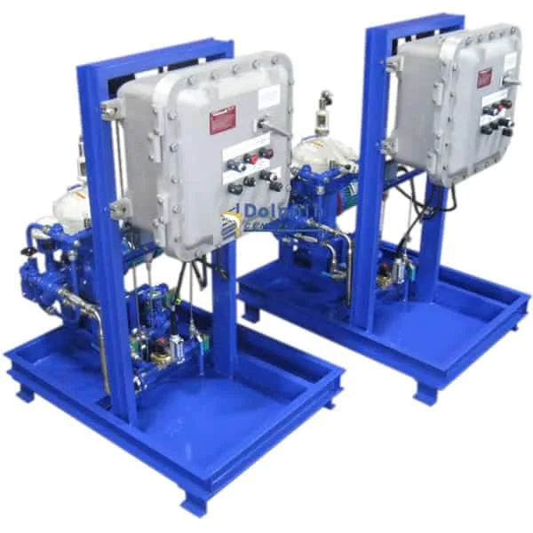 Alfa Laval MAB 103 explosion proof centrifuge — Steam Turbine Lube Oil Cart