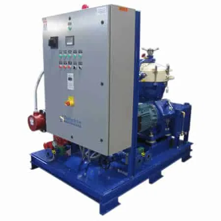 Alfa Laval MAB 206S diesel centrifuge package by Dolphin Centrifuge