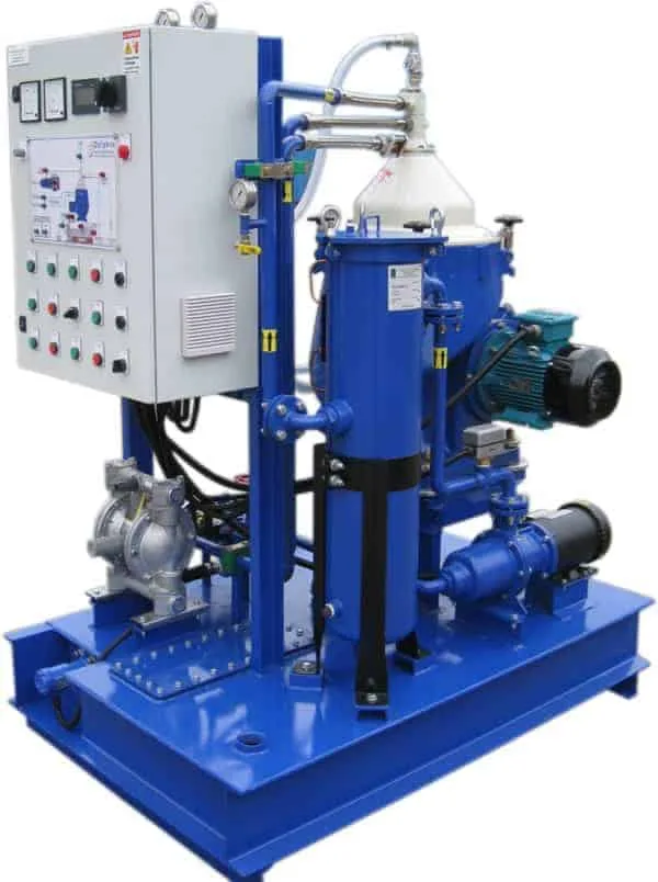 Alfa Laval MOPX 205 centrifuge for diesel fuel purification