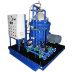 Crude oil tank bottom dewatering centrifuge