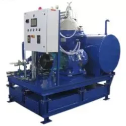 Used motor oil self-cleaning centrifuge
