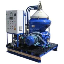 Refinery waste oil centrifuge installation