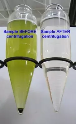 Industrial Centrifuge Pilot Testing Results