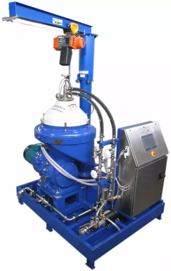 DMPX-070 Self-Cleaning Disc Stack Centrifuge for Clarifying Wastewater