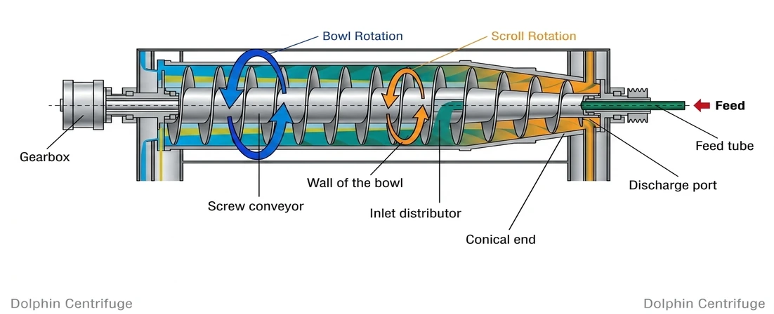 Decanter Bowl Auger Differential Speed