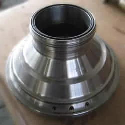 Disc centrifuge bowl hood - upper cover of the bowl assembly