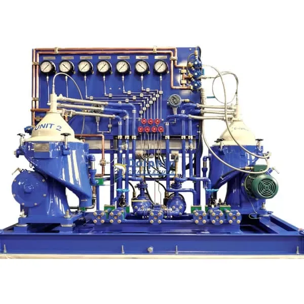 Duplex Disc Stack Centrifuge System for Diesel Fuel