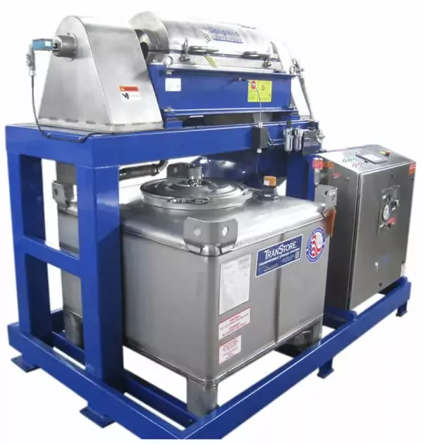 Stainless Steel Food Grade Decanter Centrifuge for Hazardous Areas Class 1 Div 2 for Alcohol Slurry Processing