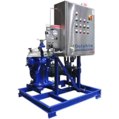 Class 1 Div 2 diesel centrifuge installed on offshore oil and gas platform