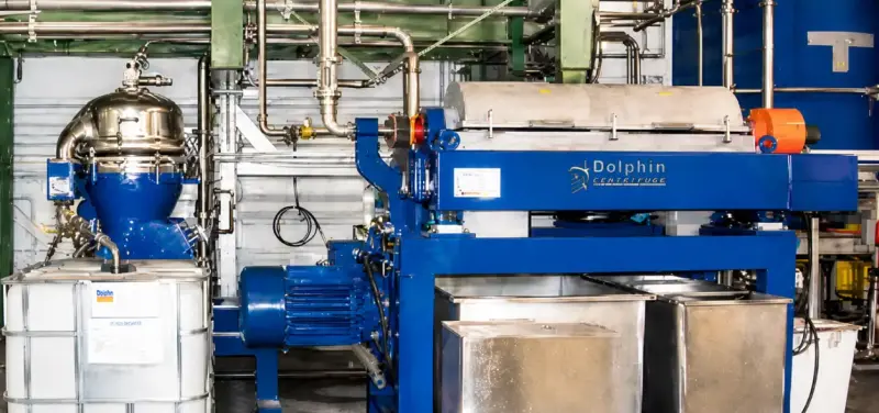 Alfa Laval Decanter and Disc Centrifuges at Fish Meal Plant
