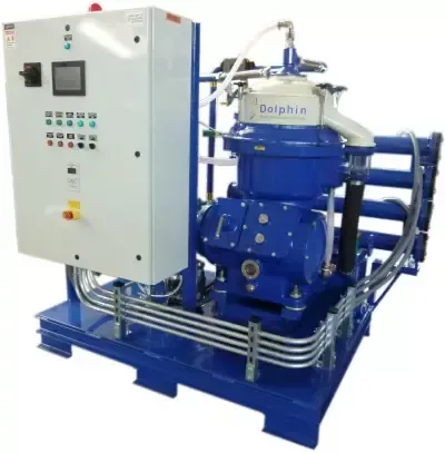 Alfa Laval MOPX-207 industrial cutting oil centrifuge system