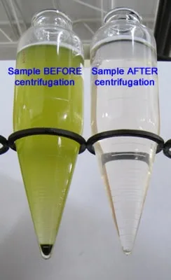 Industrial Centrifuge Pilot Testing Results