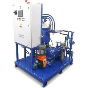 Alfa Laval WHPX-405 stainless steel waste oil centrifuge -- three-phase self-cleaning disc stack