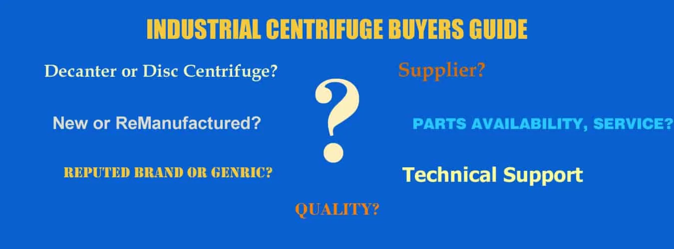 Industrial Centrifuge Buyer's Guide — 9 steps to selecting the right centrifuge