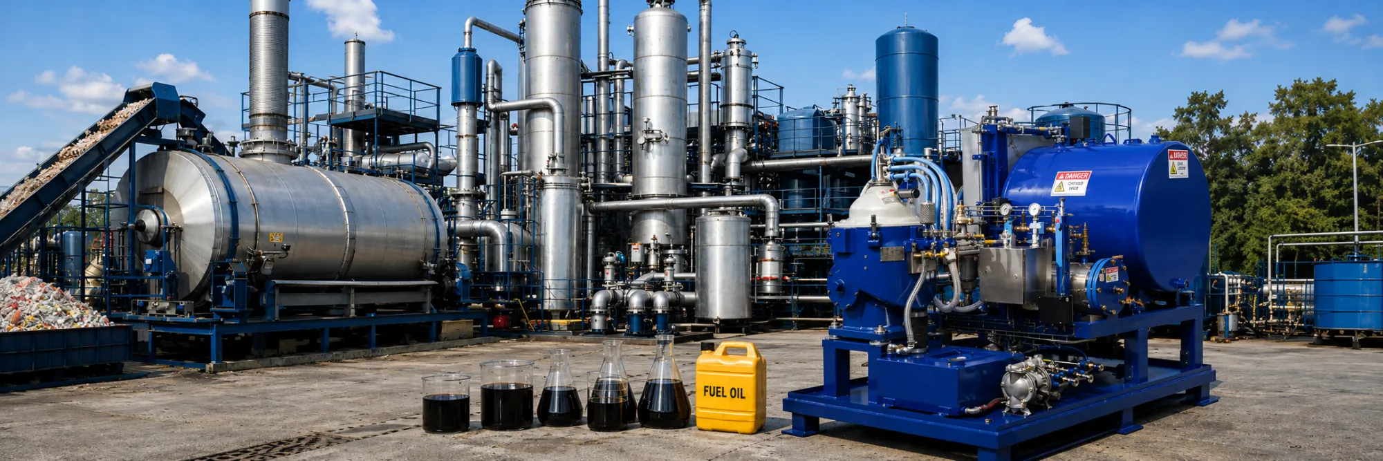 Industrial Centrifuge for Pyrolysis Oil