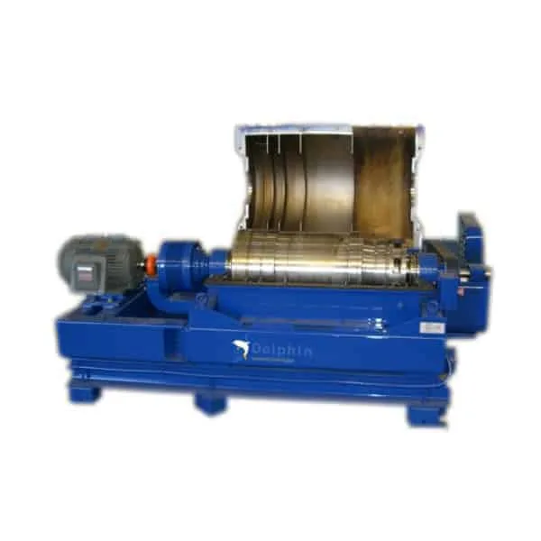 Sharples P-3000 decanter centrifuge in waste oil processing application