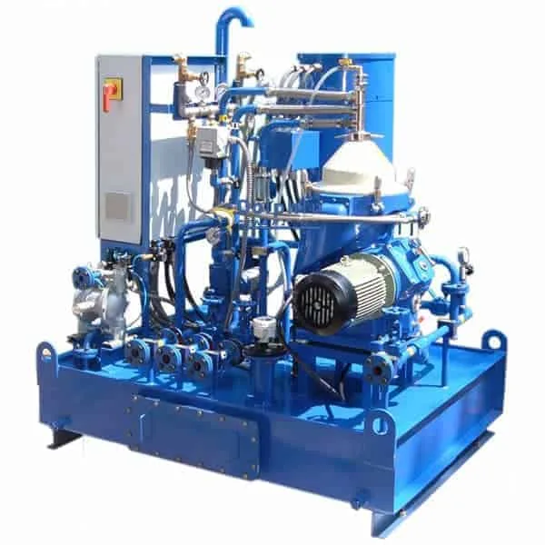 Used oil disc stack centrifuge — DMSC-042 self-cleaning three-phase separator for polishing and water separation from used oil