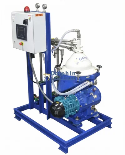 Alfa Laval Stainless Steel Waste Oil Centrifuge — WHPX 405 three-phase self-cleaning unit